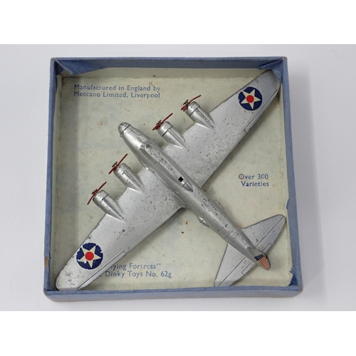 1185 - A boxed Dinky Toys No.62G Boeing 'Flying Fortress' with leaflet