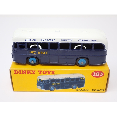 1196 - A boxed Dinky Toys No.283 B.O.A.C. Coach