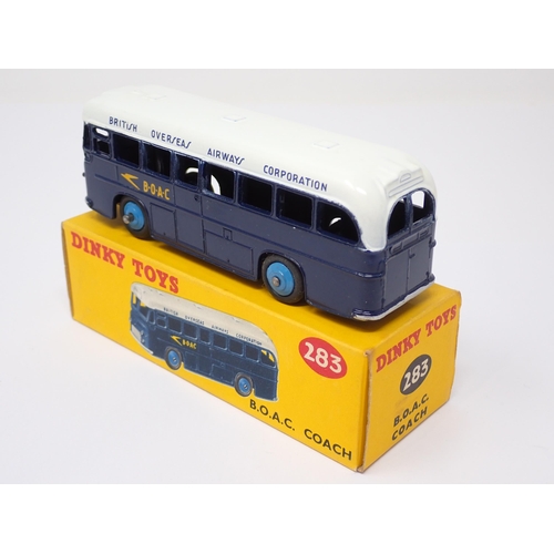 1196 - A boxed Dinky Toys No.283 B.O.A.C. Coach