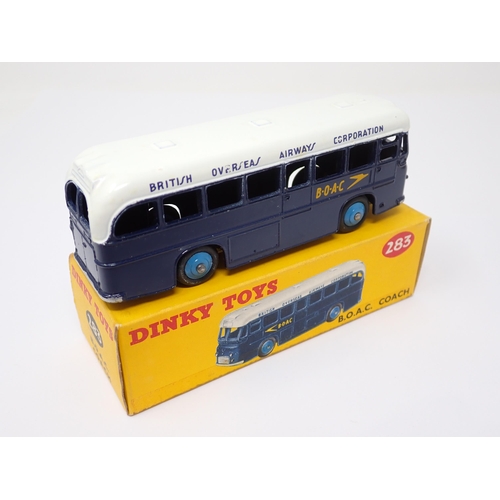 1196 - A boxed Dinky Toys No.283 B.O.A.C. Coach