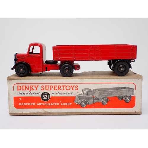 1197 - A boxed Dinky Toys No.521 red Bedford Articulated Lorry