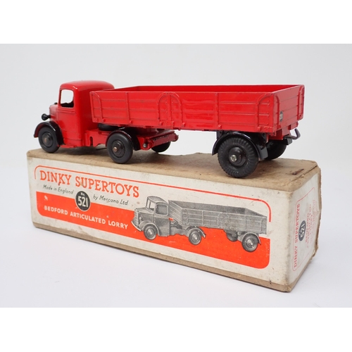 1197 - A boxed Dinky Toys No.521 red Bedford Articulated Lorry