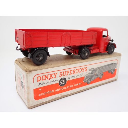 1197 - A boxed Dinky Toys No.521 red Bedford Articulated Lorry