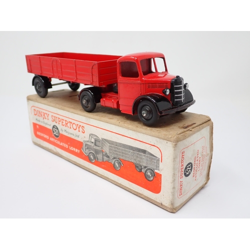 1197 - A boxed Dinky Toys No.521 red Bedford Articulated Lorry