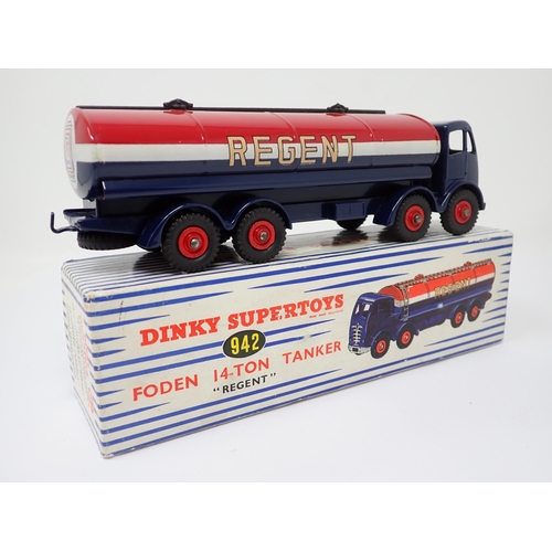 1198 - A boxed Dinky Supertoys No.942 'Regent' Foden 14-Ton Tanker