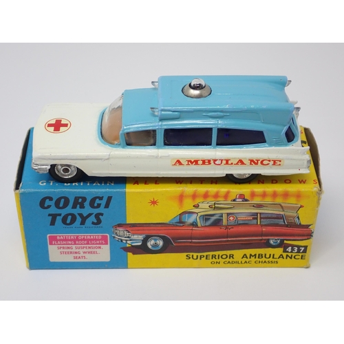 1202 - A boxed Corgi Toys No.437 Ambulance