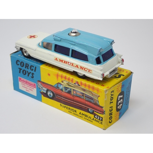 1202 - A boxed Corgi Toys No.437 Ambulance