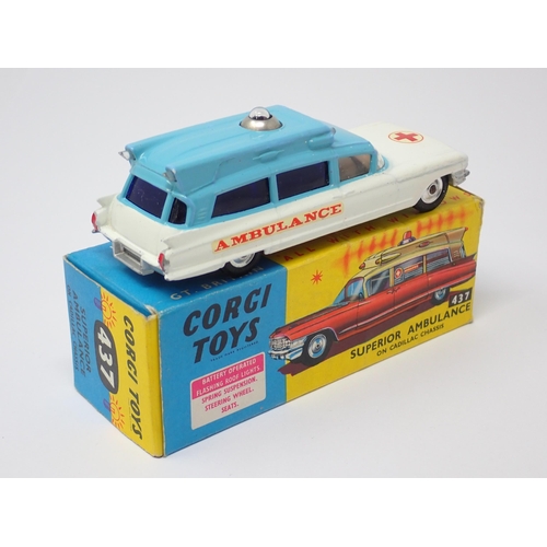 1202 - A boxed Corgi Toys No.437 Ambulance