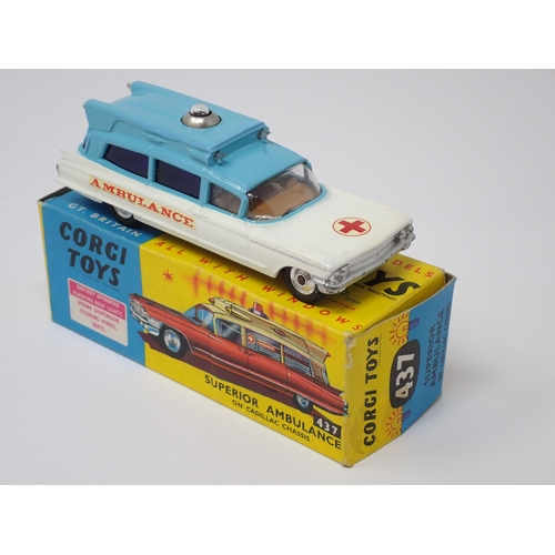 1202 - A boxed Corgi Toys No.437 Ambulance