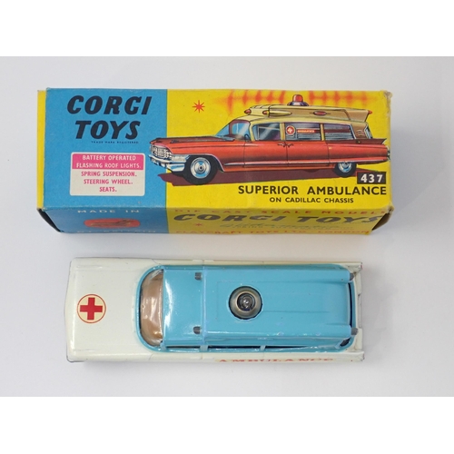 1202 - A boxed Corgi Toys No.437 Ambulance