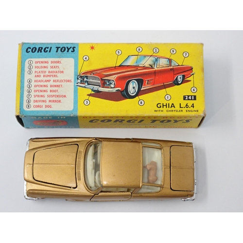 1203 - A boxed Corgi Toys No.251 bronze Ghia L.6.4