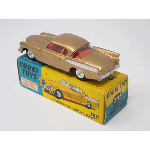 1214 - A boxed Corgi Toys No.211S Studebaker Golden Hawk