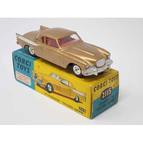 1214 - A boxed Corgi Toys No.211S Studebaker Golden Hawk