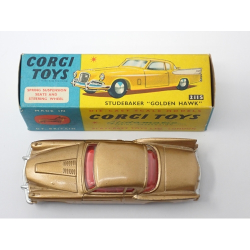 1214 - A boxed Corgi Toys No.211S Studebaker Golden Hawk