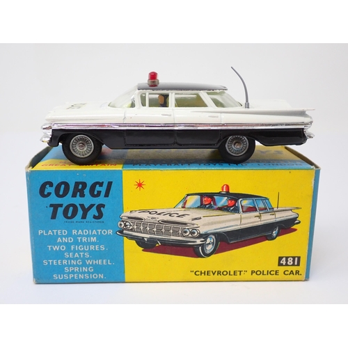 1219 - A boxed Corgi Toys No.481 Chevrolet Police Car