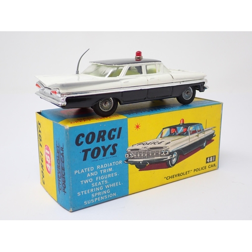 1219 - A boxed Corgi Toys No.481 Chevrolet Police Car