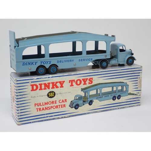 1235 - A rare boxed Dinky Toys No.582 Pullmore Car Transporter with six rivets