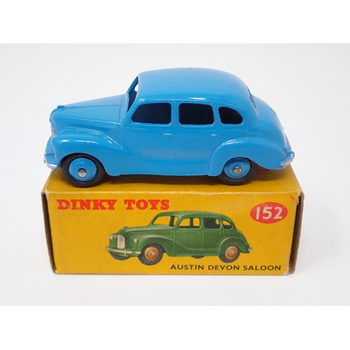 1242 - A very rare boxed Dinky Toys No.152 light blue Austin Devon