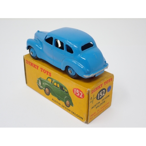 1242 - A very rare boxed Dinky Toys No.152 light blue Austin Devon