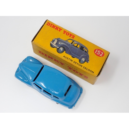 1242 - A very rare boxed Dinky Toys No.152 light blue Austin Devon