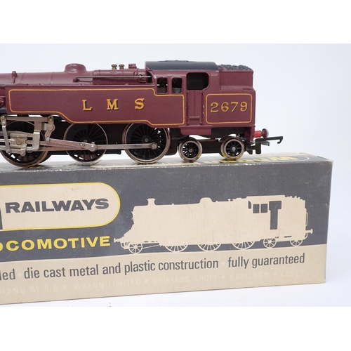 1270 - A boxed Wrenn 00 gauge 2-6-4 tank Locomotive in LMS maroon livery