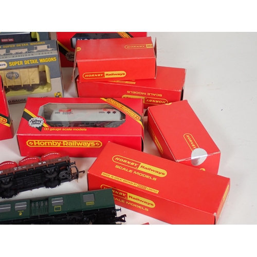 1278 - Eight boxed Wrenn 00 gauge Wagons, fourteen boxed Hornby Wagons, a Model Power boxed Tanker and vari... 