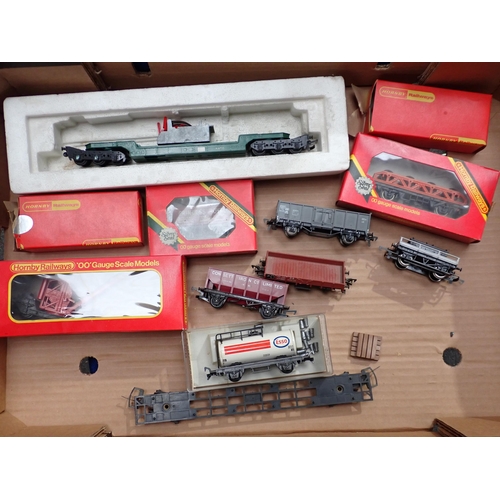 1278 - Eight boxed Wrenn 00 gauge Wagons, fourteen boxed Hornby Wagons, a Model Power boxed Tanker and vari... 