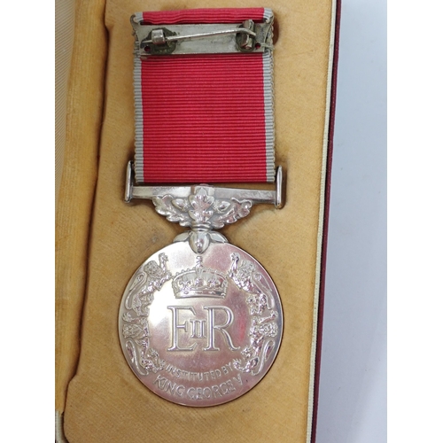 1327 - A QEII British Empire Medal, Civil Issue in case of Issue, named to Albert Sidney Waite