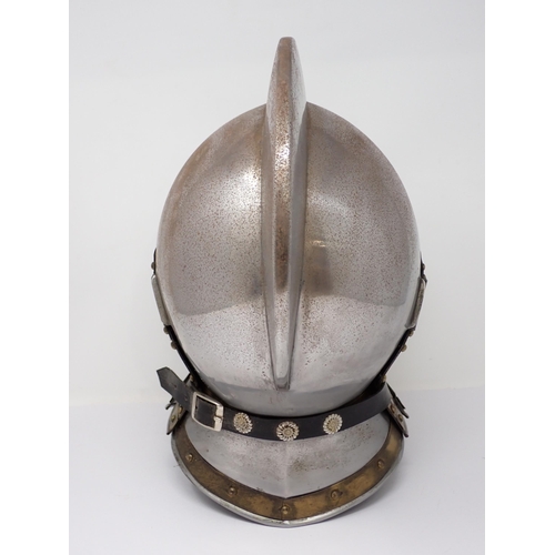 1331 - A 20th Century re-enactment Medieval style Frog Mouth Jousting Helmet