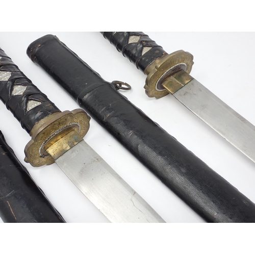 1368 - Two Burmese made Japanese Swords