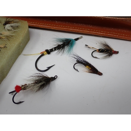 1415 - A collection of assorted Trout and Salmon Flies in various boxes and wallets