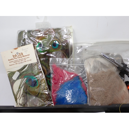 1416 - A box of Fly Tying Equipment