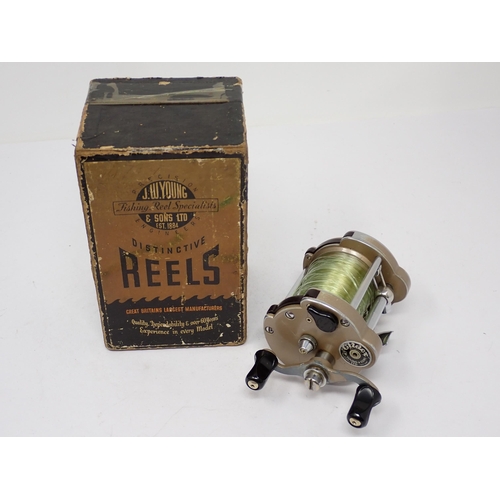 1431 - A boxed Pfluger Rocket Multiplier Reel, a boxed J.W. Youngs 'The Glidex' Multiplier Reel, an unboxed... 