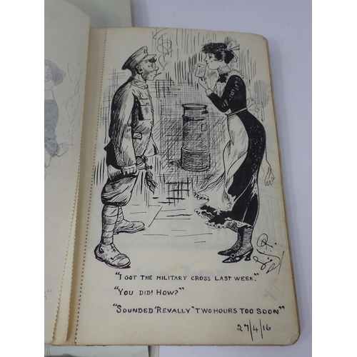 1349 - A large quantity of various ephemera including portrait sketch signed Ronald Searle, autograph album... 