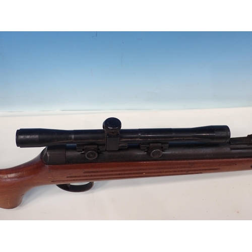 1457 - A B.S.A. Meteor .22 Air Rifle with telescopic sight