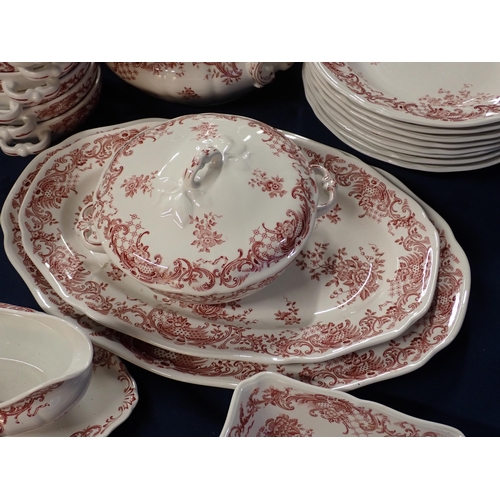 276 - A Villeroy & Boch 'Valeria' part Dinner Service with tureens, soup cups and platters etc