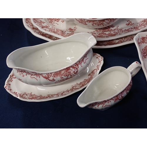 276 - A Villeroy & Boch 'Valeria' part Dinner Service with tureens, soup cups and platters etc