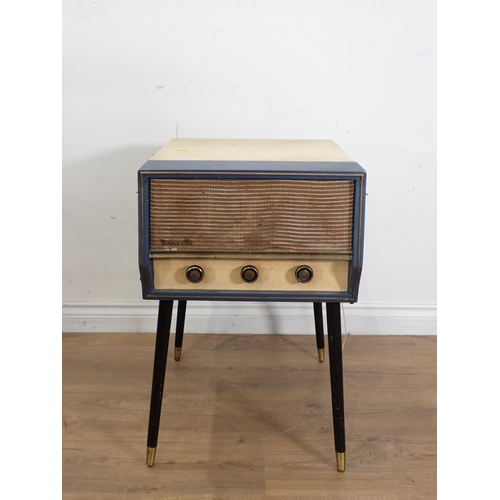 2 - A Dansette Conquest auto Record Player Cabinet, 2ft 1in H (failed PAT)