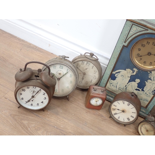 301 - A quantity of various Clocks