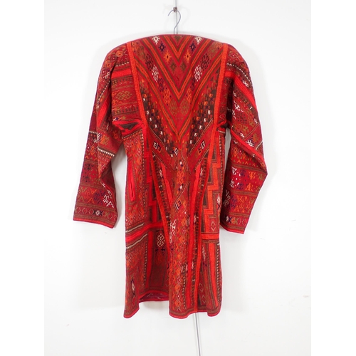 385 - A silk embroidered Jacket