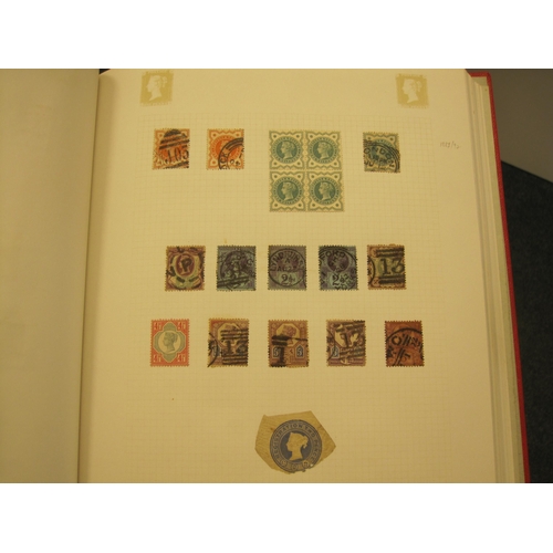 401 - A GB QV-QE Stamp Collection, mostly used, including a Penny Black (three margins trimmed); a selecti... 