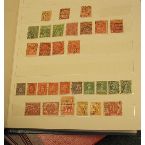 401 - A GB QV-QE Stamp Collection, mostly used, including a Penny Black (three margins trimmed); a selecti... 