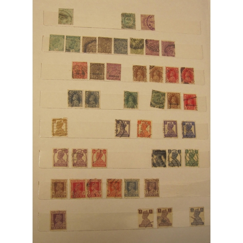 401 - A GB QV-QE Stamp Collection, mostly used, including a Penny Black (three margins trimmed); a selecti... 