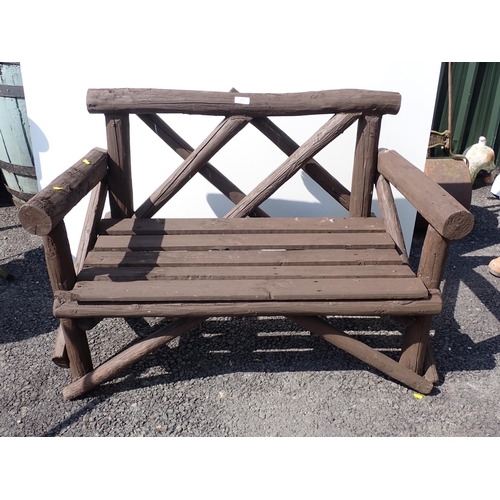 616 - A rustic Garden Bench