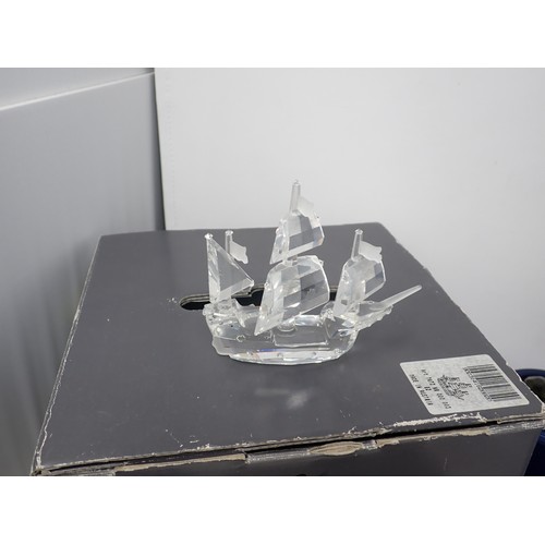 341 - A quantity of Swarovski crystal Figures including a ship, animals, , mostly boxed