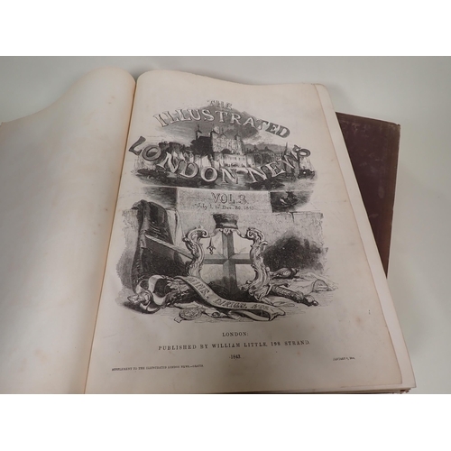 1007 - The Illustrated London News, Vol I May 14th-31st December 1842, pub William Little, Vol II January-J... 