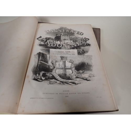 1007 - The Illustrated London News, Vol I May 14th-31st December 1842, pub William Little, Vol II January-J... 