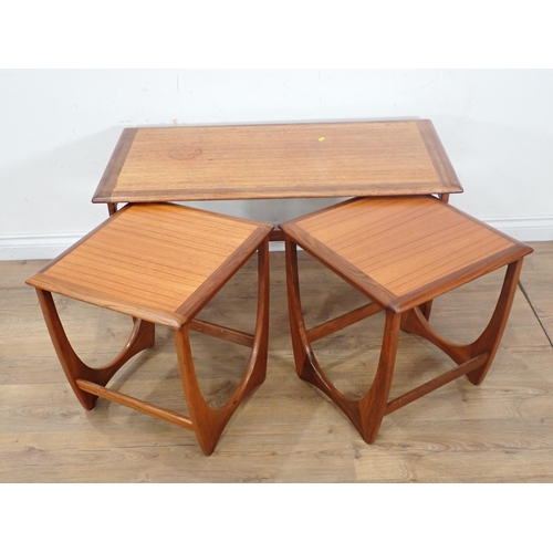 254 - A G-Plan Nest of three Coffee Tables 3ft 3in W x 1ft 8in H