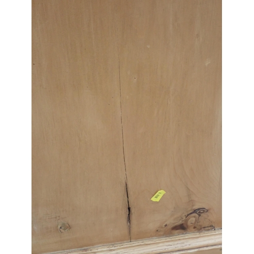 320 - A pine single door Cupboard 6ft 7in H x 3ft W