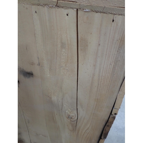 320 - A pine single door Cupboard 6ft 7in H x 3ft W